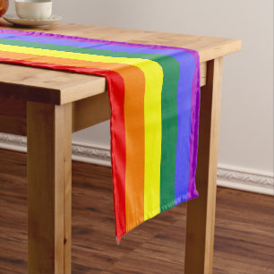 Caminho De Mesa Pequeno Sinalizador do Orgulho Arco-Íris
