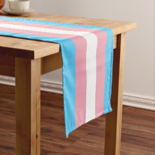 Caminho De Mesa Pequeno Sinalizador do Orgulho Transgênero