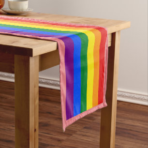Caminho De Mesa Pequeno Sinalizador e Orgulho do Arco-Íris, comunidade LGB