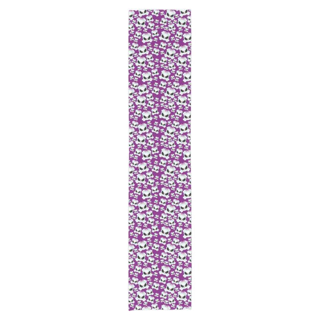 Caminho De Mesa Pequeno Skullz feminino (Frente)