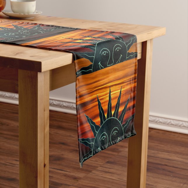 Caminho De Mesa Pequeno Smiling Sun Mesa Runner (No Local)