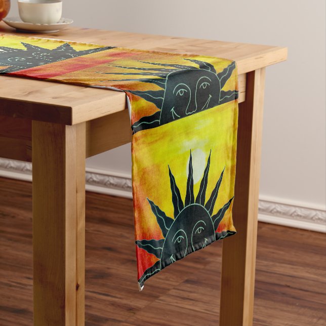 Caminho De Mesa Pequeno Smiling Sun Mesa Runner (No Local)