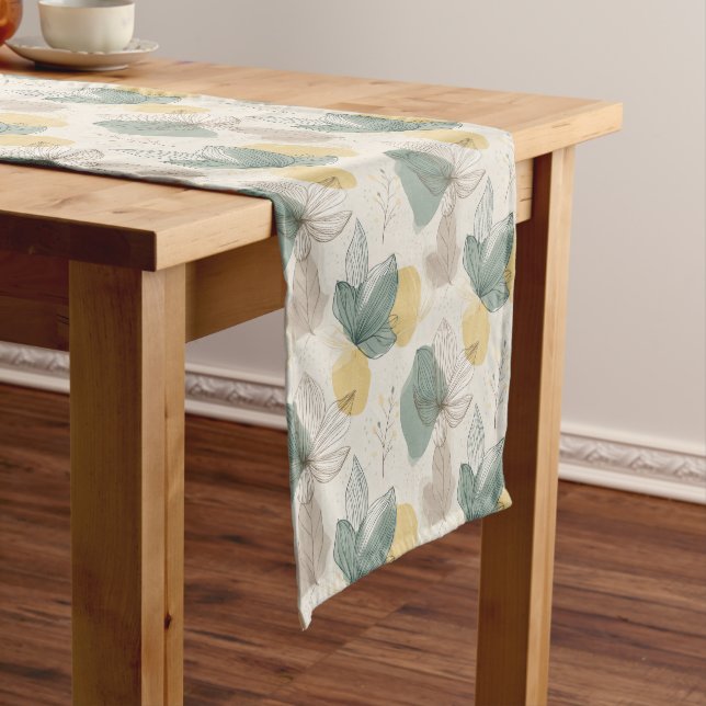 Caminho De Mesa Pequeno Soft Spring Botanical Table Runner (No Local)