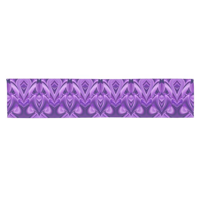 Caminho De Mesa Pequeno Sonhos de Arco-Íris de Flor Roxo (Horizontal)