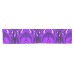 Caminho De Mesa Pequeno Sonhos de Arco-Íris de Flor Roxo