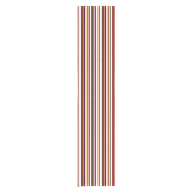 Caminho De Mesa Pequeno Stripes Horizontais de Doces (Frente)