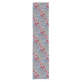 Caminho De Mesa Pequeno Tablecloth de Papas Vermelhas Selvagens