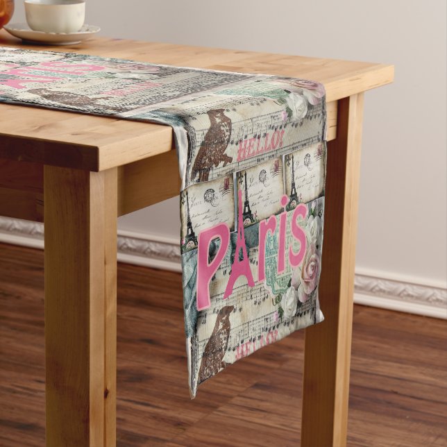 Caminho De Mesa Pequeno Tablecloth Runner Paris (No Local)