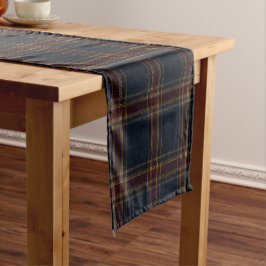 Caminho De Mesa Pequeno Tartan Xadrez Heritage Burgundy | Luxo Dinheiro An