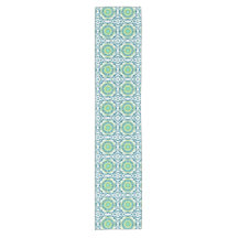Teal e Green Boho Pattern