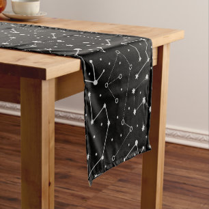 Caminho De Mesa Pequeno Tema Estrelas Celestiais