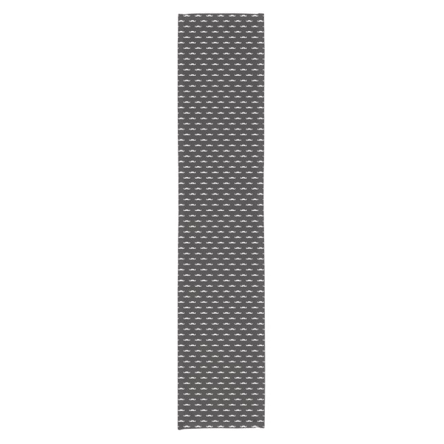 Caminho De Mesa Pequeno Teste padrão do hipster do bigode (Frente)