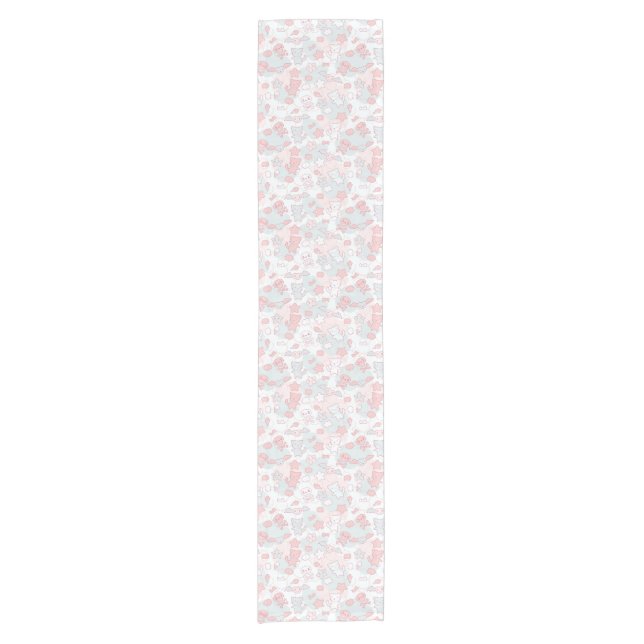 Caminho De Mesa Pequeno teste padrão do kawaii com doodle (Frente)