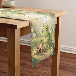 Caminho De Mesa Pequeno The Grasshopper and the Nectar Artwork