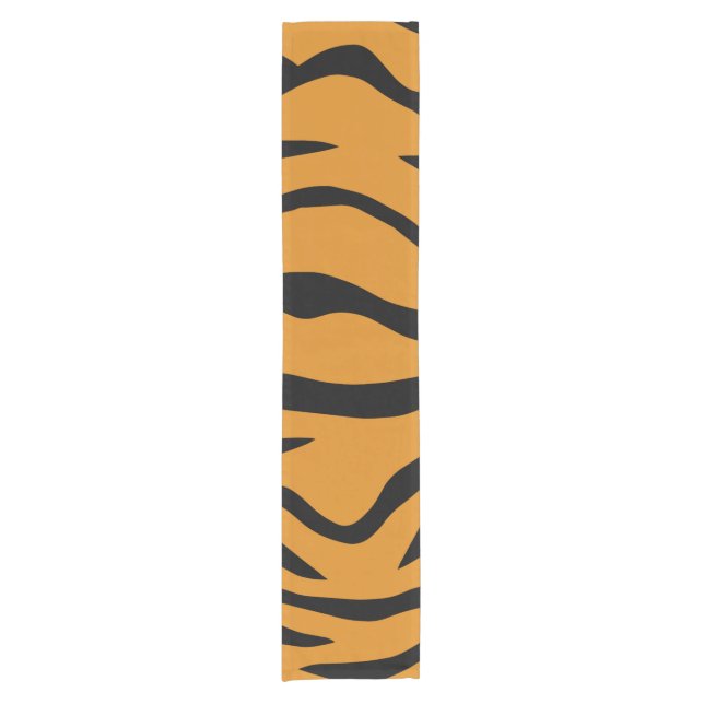 Caminho De Mesa Pequeno Tiger stripes pattern (Frente)