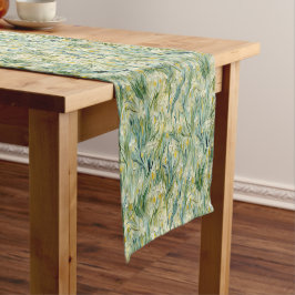 Caminho De Mesa Pequeno Tinta Floral inspirada na Noite Estrelada no estil