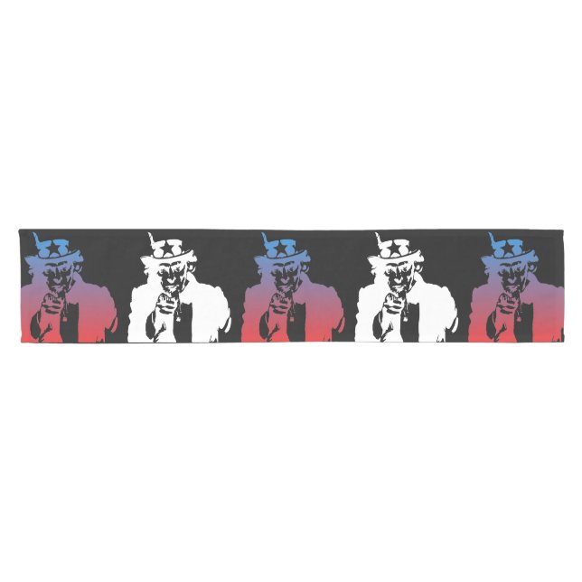 Caminho De Mesa Pequeno Tio Sam Mesa Runner (Horizontal)