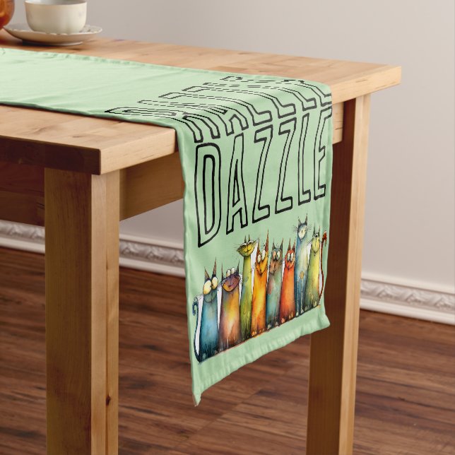 Caminho De Mesa Pequeno Tira de Mesa Razzle Dazzle (No Local)