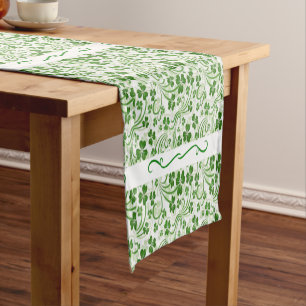 Caminho De Mesa Pequeno Toalha de mesa corredor Dia de São Patrício