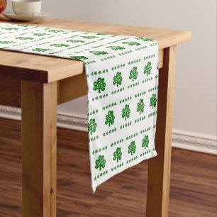 Caminho De Mesa Pequeno Toalha de Mesa Corrida Dia de São Patrício