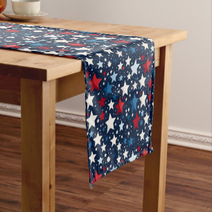 Caminho De Mesa Pequeno Toalha de Mesa Estrelas Patrióticas