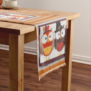Caminho De Mesa Pequeno Toalha de Mesa Feliz Dia de Ação de Graças