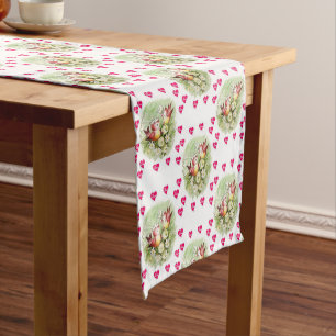 Caminho De Mesa Pequeno Toalha de Mesa Runner Dia dos Namorados Pássaro Vi