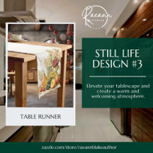 Toalha de Mesa Still Life Design #3