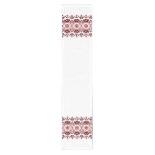 Caminho De Mesa Pequeno tradicional ucraniano vushuvanka padrão folclórico