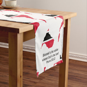 Caminho De Mesa Pequeno TRINIDAD & TOBAGO Flag Scripting Christian