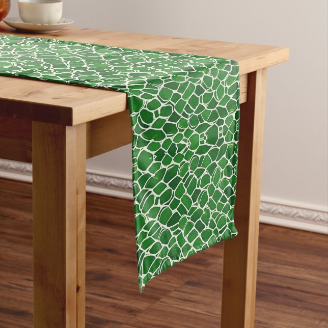 Caminho De Mesa Pequeno Turtle Shell Pattern (No Local)