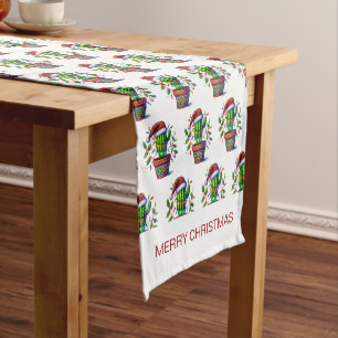 Caminho De Mesa Pequeno Twinkling Cactus Natal