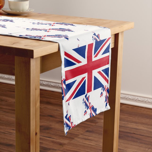 Caminho De Mesa Pequeno UK Union JACK British Flag Patriotic (No Local)