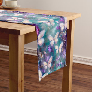 Caminho De Mesa Pequeno Uma Série de Borboletas Místicas Design 1