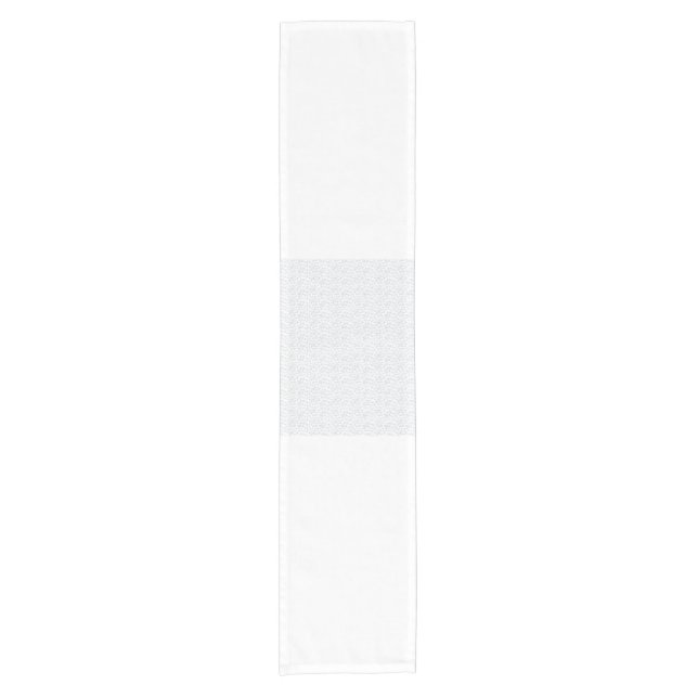 Caminho De Mesa Pequeno Uma superfície completamente branca e sem recursos (Frente)