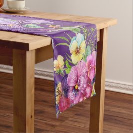 Caminho De Mesa Pequeno Uma Toalha de Mesa com Design de Flores na Moda