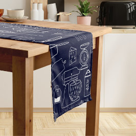 Caminho De Mesa Pequeno Utensílios de Cozinha de Fazenda Minimalista Moder