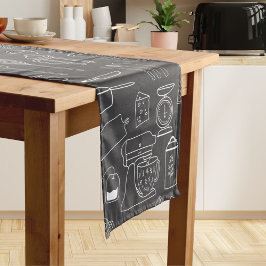 Caminho De Mesa Pequeno Utensílios de Cozinha de Fazenda Minimalista Moder