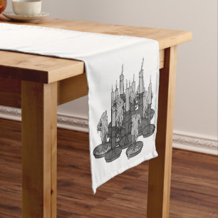 Caminho De Mesa Pequeno Velas