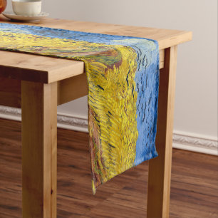 Caminho De Mesa Pequeno Vincent van Gogh - Wheatfield com Crows