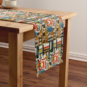 Caminho De Mesa Pequeno Vintage Fernand Leger Ainda vive com uma caneca de