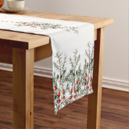 Caminho De Mesa Pequeno Vintage Juniper Greenery Pattern