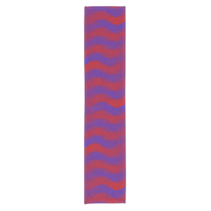 Caminho De Mesa Pequeno Violeta vermelha das ondas suaves + suas ideias