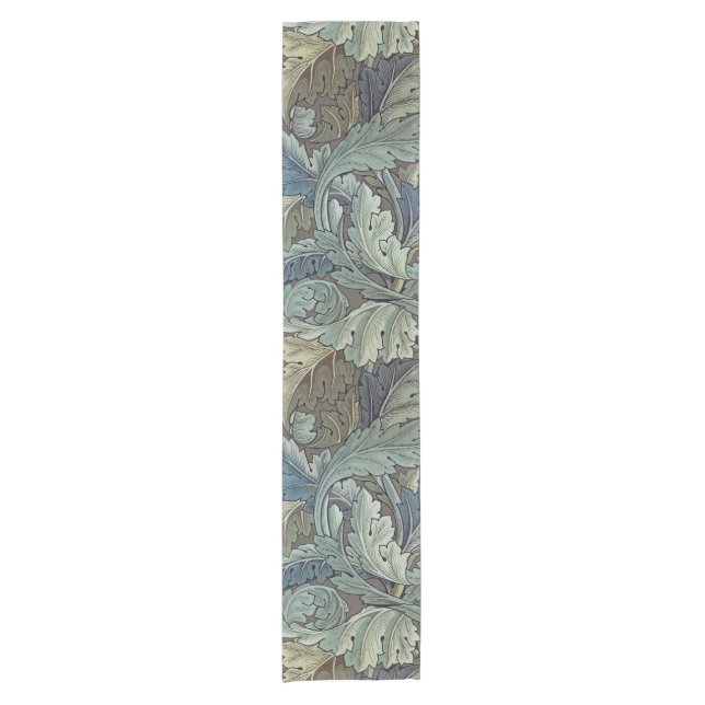 Caminho De Mesa Pequeno William Morris Acanthus Sage Flower Floral Botânic (Frente)