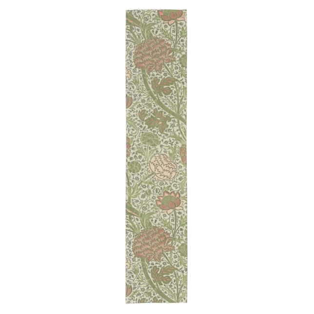 Caminho De Mesa Pequeno William Morris Cray Flor de Sálvia Floral Botânico (Frente)