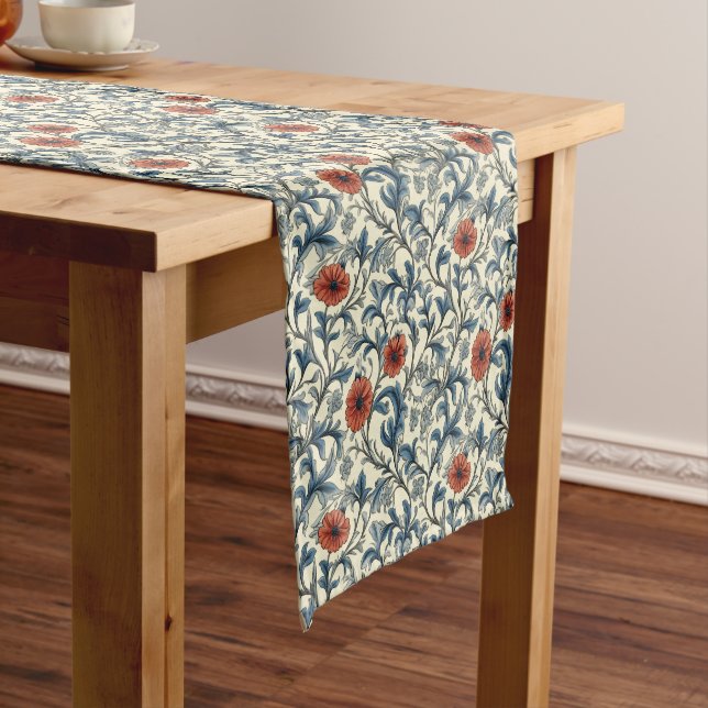 Caminho De Mesa Pequeno William Morris Floral Pattern (No Local)