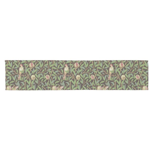 Caminho De Mesa Pequeno William Morris "Pássaro & Romã" 2. (Horizontal)