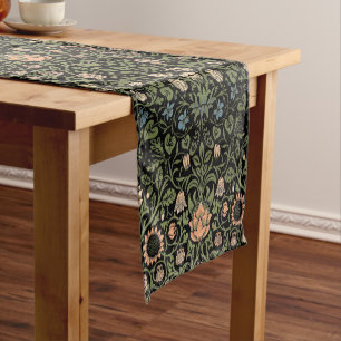 Caminho De Mesa Pequeno William Morris Vintage Violet & Columbine Pattern