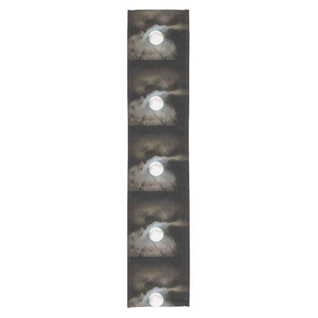 Caminho De Mesa Pequeno Winter Solstice Moon Celestial Art (Frente)