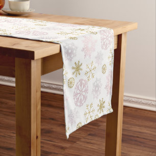 Caminho De Mesa Pequeno Wonderland Snowflake Mesa Runner